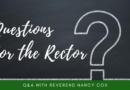 Week 2: Questions for the Rector