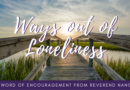 Ways out of loneliness