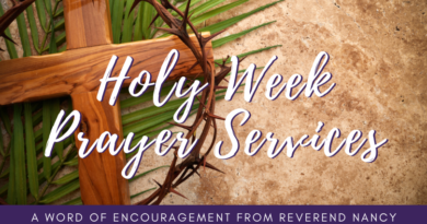 Holy Week prayer services